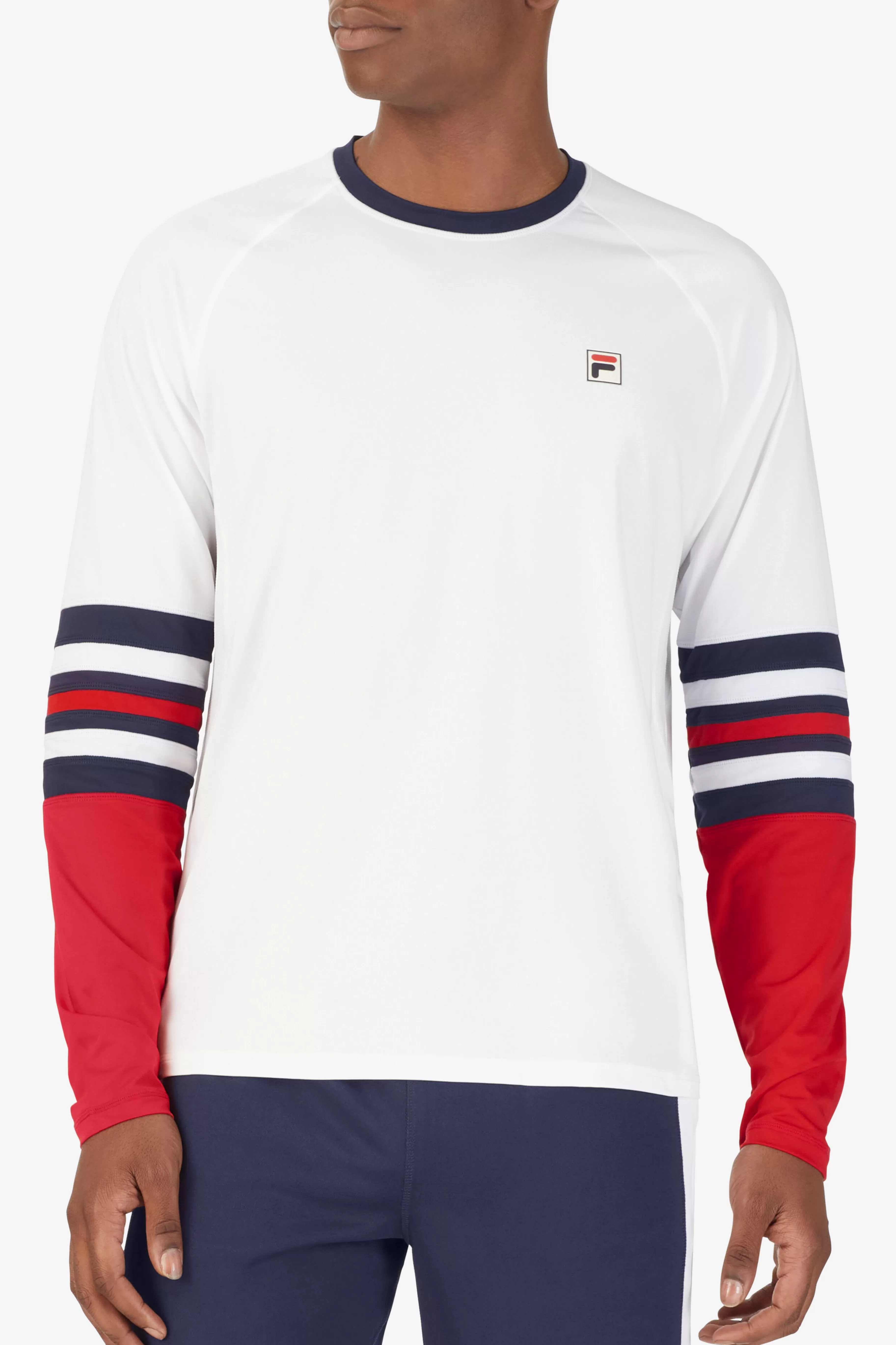 Online Heritage Long Sleeve Crew Tops