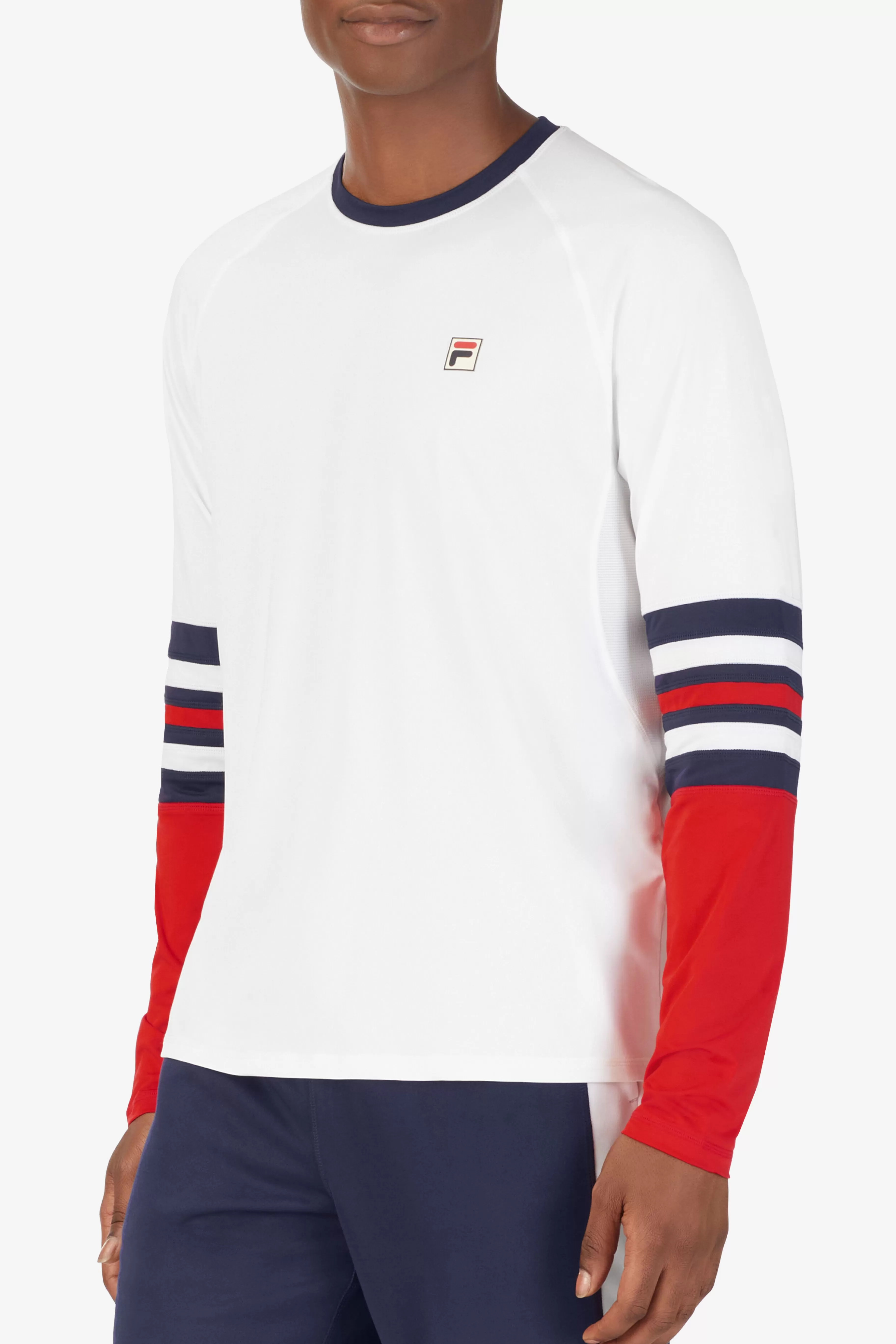 Online Heritage Long Sleeve Crew Tops