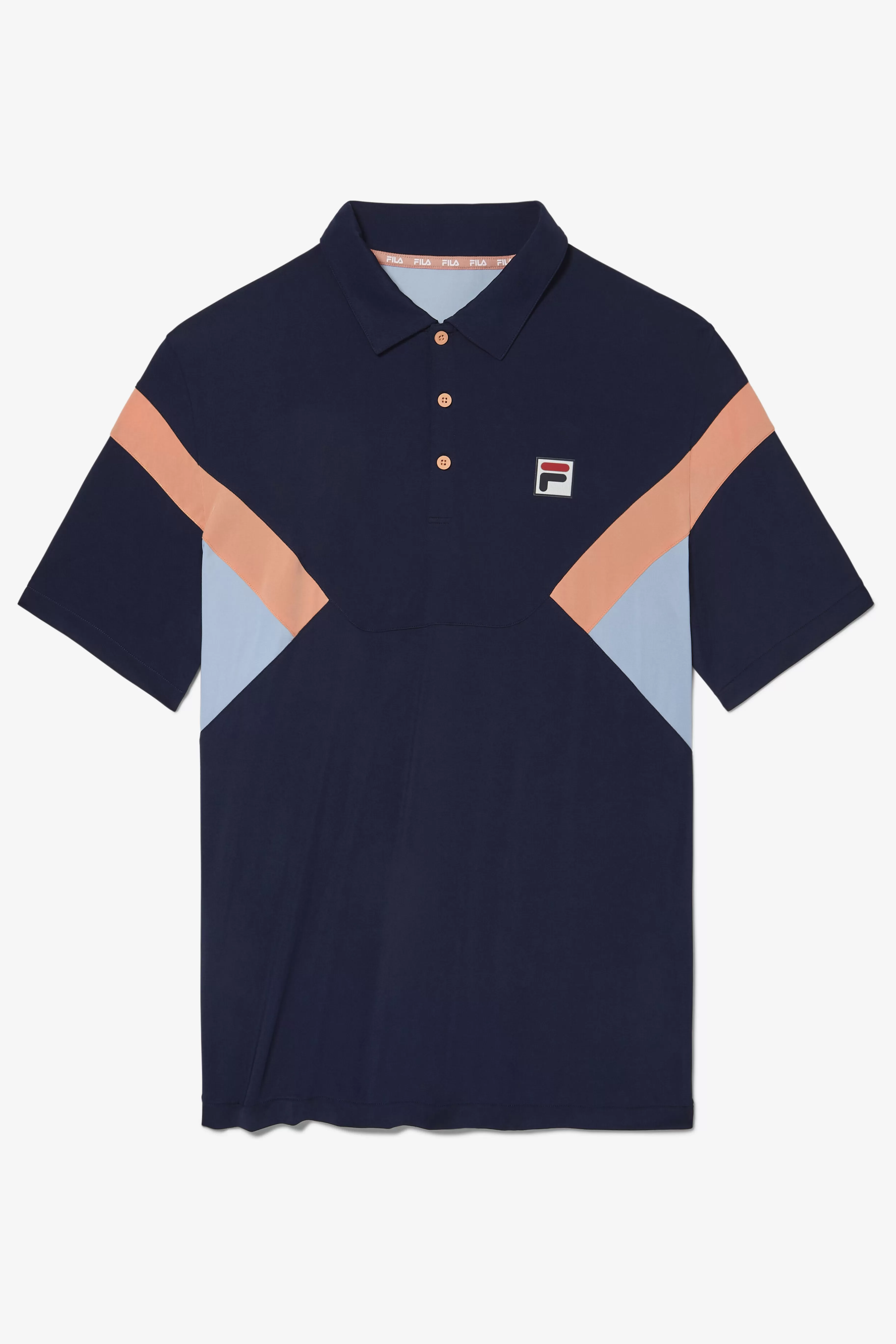 Hot Solar Power Short Sleeve Color Blocked Polo Polos & Rugbys | Tennis