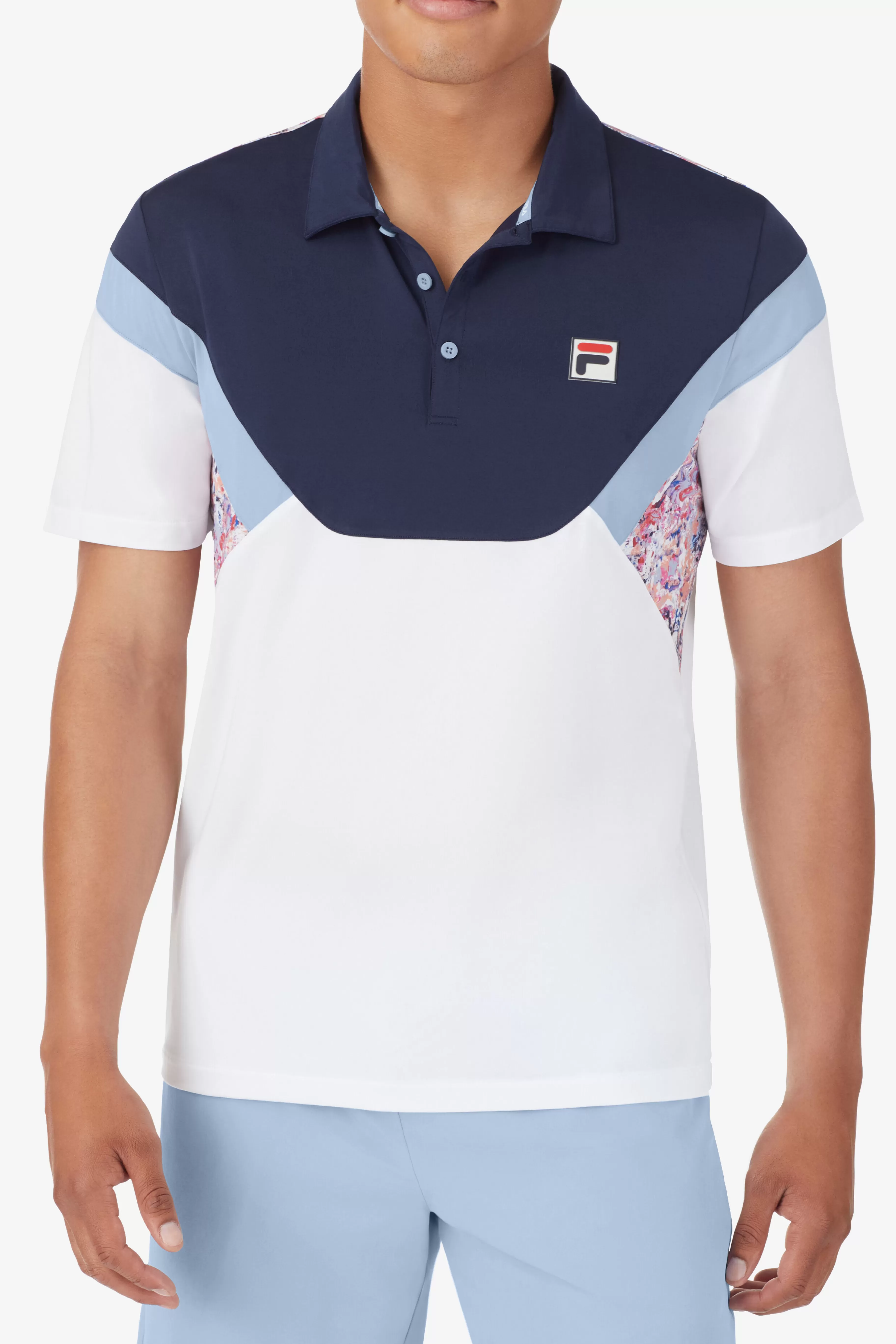 Online Solar Power Short Sleeve Color Blocked Polo Polos & Rugbys | Tennis